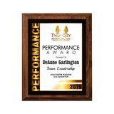 LA Trophies - Full Color Sublimated Service Plaque - 8x10 | 5 DESIGNS