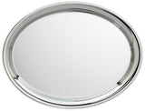 Engravable Oval Nickel Plated Award Tray | 3 SIZES