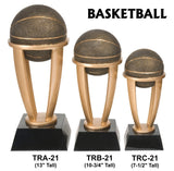 BASKETBALL TOWER RESIN TROPHY AWARDS