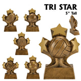 Tri Star Series Sport Activity Resin Awards | 6 STYLES