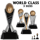World Class Series Sport Activity Resin Awards | 4 STYLES | 3 SIZES