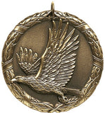 2" XR Series eagle Award Medals on 7/8" Neck Ribbons