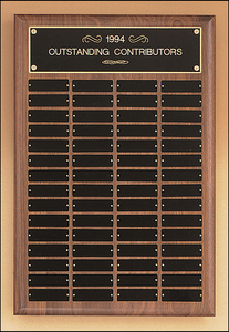 Airflyte Solid American Walnut 24 to 120 Plate Perpetual plaques with percision pinnacle edges | 9 SIZES