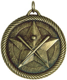 2" VM Series Baseball Softball Award Medals on 7/8" Neck Ribbons