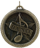 2" VM Series Band Award Medals on 7/8" Neck Ribbons