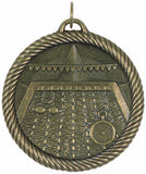 2" VM Series Swimming Award Medals on 7/8" Neck Ribbons