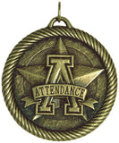 2" VM Series Attendance Award Medals on 7/8" Neck Ribbons