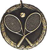 2" XR Series tennis Award Medals on 7/8" Neck Ribbons