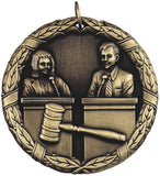 2" XR Series Debate Award Medals on 7/8" Neck Ribbons
