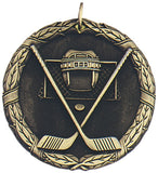 2" XR Series ice hockey Award Medals on 7/8" Neck Ribbons